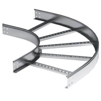 Угол для лестн. лотка горизонтальный 90град. 500х80 R-300  LC8350