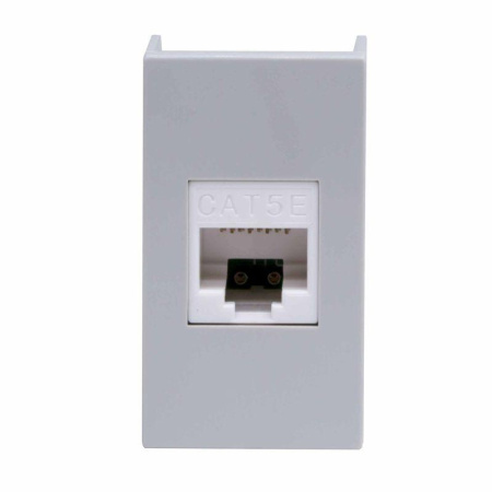 Розетка компьютерная 1-м 1мод. Viva RJ45 кат.5E сер.  45138
