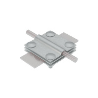 Соединитель крестообразный 3XS-D5-12-B40 INOX304 для прутка d5-12мм и полосы до 40мм с 3 пластинами нерж. сталь КМ MA0025