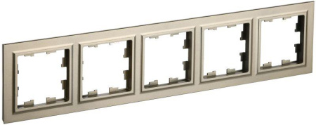 Рамка 5-м BRITE РУ-5-БрШ шампань  BR-M52-K37