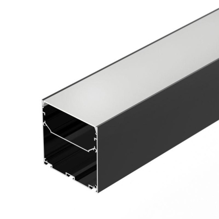 Профиль LINE-S-7575-3000 BLACK алюм. L3000  041857