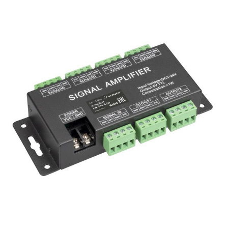 Усилитель сигнала LN-SPI-6CH (5-24В) (IP20 металл)  033094