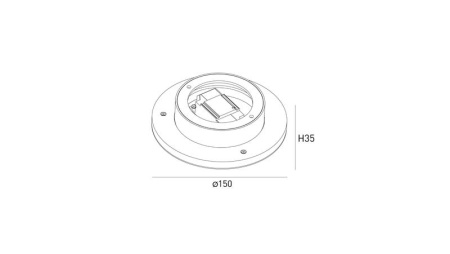 Бра декоративное ML-R150-WH-WW 7Вт 3000К IP20 бел.  00-00016549