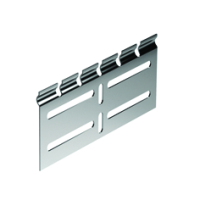 Соединитель горизонт. регулир. внеш. H100 цинк-ламель  LP0101HDZL