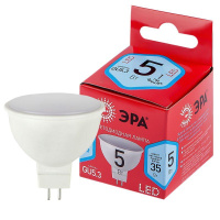 Лампа светодиодная RED LINE LED MR16-5W-840-GU5.3 R 5Вт MR16 софит 4000К нейтр. бел. GU5.3  Б0049639