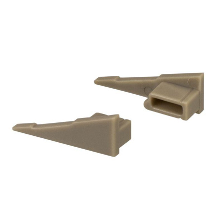 Комплект заглушек SL-MINI-SHELF-H8 OLIVE GREY пластик  038810