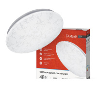 Светильник светодиодный DECO 48Вт 230В 6500К 3120лм 350х55мм БАМБУК  4690612038605