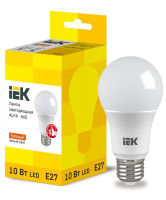 Лампа светодиодная Alfa 10Вт A60 грушевидная 3000К E27 230В (6шт)  LLA-A60-10-230-30-E27-6