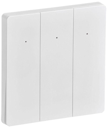 Выключатель 3-кл. СП 16А с нейтр. WIFI+BLE iTEQ SMART бел.  IT-SM3NWBI-K01