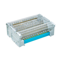 Блок распределительный 4p 11х6мм на DIN-рейку  BD125154