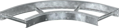 Угол для лотка 90град. 400х100 R300 LESTA HDZ  CPG04-4-90-100-400-HDZ