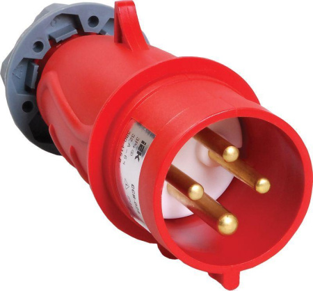Вилка эл. каб. 32А 3P+PE 380В IP44 MAGNUM ССИ-024  PSN02-032-4