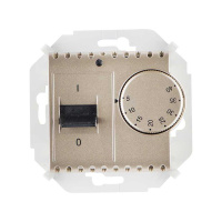 Механизм регулятора для теплого пола с зондом 16А 230В 3600Вт 5-40град IP20 15 шампань 1591775-034 Механизм регулятора для теплого пола с зондом 16А 230В 3600Вт 5-40град IP20 15 шампань 1591775-034
