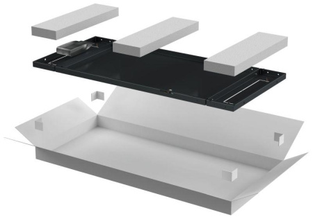 Панель задняя 600мм для шкафа 28U черн. LINEA N  LN05-28U6X-ZM