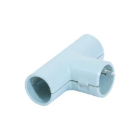 Тройник соединительный для трубы 16мм сер.  АТ-50316-010