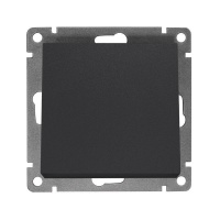 Выключатель 1-кл. СП Афина 10А IP20 механизм графит  A0021-Gr