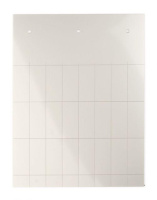 Табличка полужесткая установка в держатель для маркировки мод. оборудования ПВХ-0.5 серебр. (уп.180шт)  TAS3515M