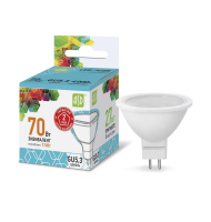 Лампа светодиодная LED-JCDR-standard 7.5Вт 4000К нейтр. бел. GU5.3 675лм 160-260В  4690612001456