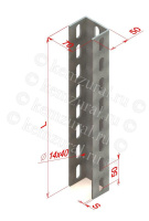 Профиль U-образный 70х50 L500 сталь 4мм гор. оцинк.  750 305099 19