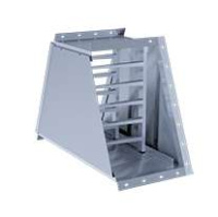 Короб кабельный блочный 2мм ККБ-УВ-0.95/0.6 рама 63х5мм краска; обшивка оцинк.  KKB.UV.96.20.RAL/ZN