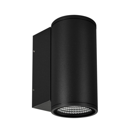Светильник светодиодный LGD-FORMA-WALL-R90-12W Warm3000 BK 44 deg IP54 230В метал.  037258