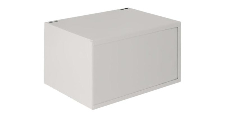 Шкаф антивандальный 7U 520х320х400мм OEM пенальный настенный сер.  EC-WP-075240-GY