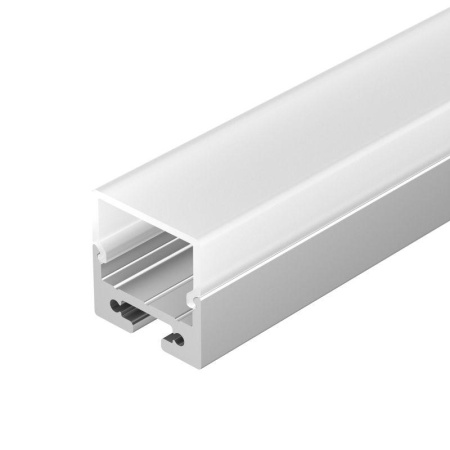 Профиль с экраном SL-LINE-2011M-2500 ANOD+OPAL SQUARE 2.5м алюм.  025870