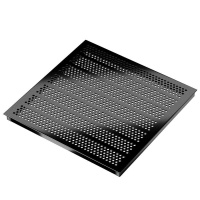 Плита фальшпола сталь 33мм RAL9005 перфорация 38%  PFP3360ST-BL-P38