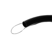 Труба гофрированная легкая d16мм с протяжкой безгалоген. трудногорючая (FRHF) (уп.100м)  ГФ-4100016-100