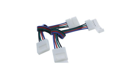 Коннектор для ленты RGB двусторон. 4pin-10mm30mm-2  00000000181