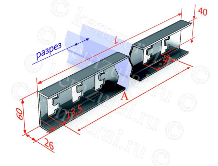 Стойка кабельная К1150 УХЛ2.5 2мм  462 060406 18
