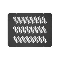 Заглушка проема вентиляторного блока перф. черн.  -BLNK-FAN-P-BK