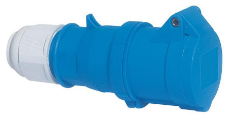 Розетка кабельная 16А 3п 2P+PE 6ч 230В IP44 Quick-Connect  3126