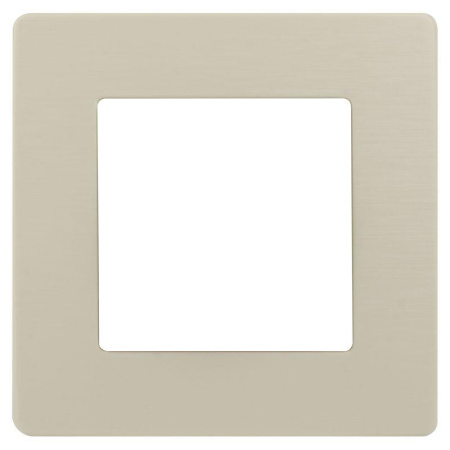 Рамка 1-м 12-5101-02 сатин сл. кость  Б0052500