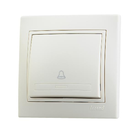 Кнопка звонка СП Mira крем.  701-0303-103