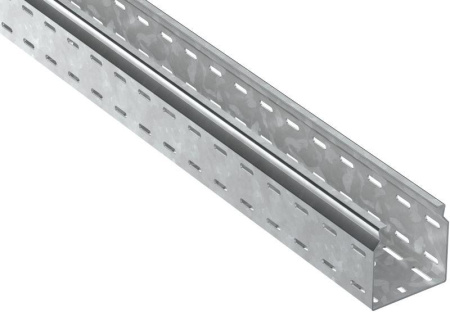 Лоток листовой перфорированный ESCA 7 100х100 L3000 сталь 2.0мм HDZ  CLP10-100-100-200-3-HDZ