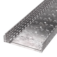 Лоток листовой перфорированный 500х100 L3000 сталь 1мм Стандарт  PR16.0019