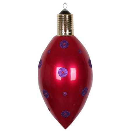 Фигура елочная "Клубничка" 40см IP65 борд. (уп.6шт)  502-292