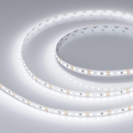 Лента светодиодная RT-A120-8mm 12V White 6000К 14.4Вт/м IP20 2835 открыт. (уп.5м)  022459(2)