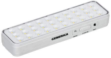 Светильник светодиодный аккумуляторный ДБА 1030 непостоян. действия 30LED 5ч 3Вт  LDBA0-1030-5-01-K01-G
