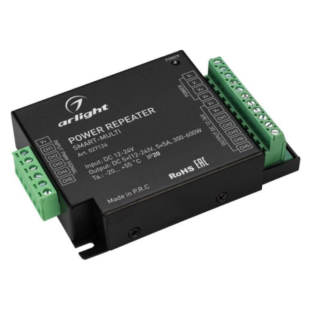 Усилитель SMART-MULTI (12-24В 5х5А) (IP20 металл)  027124