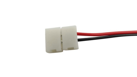 Коннектор для ленты SMD3528 с проводом одинарн. 2pin-8mm30mm-1  00000000170