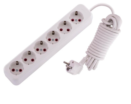 Удлинитель 6х5м с заземл. 16А IP20 Lila  720-0605-601
