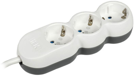 Удлинитель 3х1.5м с заземл. 16А IP20 Uno У03 2P+PE 250В 3х1.5  WYP53-16-03-D15-Z