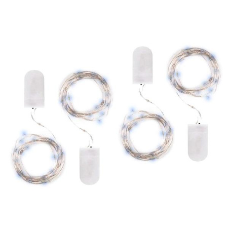 Гирлянда DC-G05-20WS4 20LED 2xCR2032 (в компл.) бел. (уп.4шт)  5048072