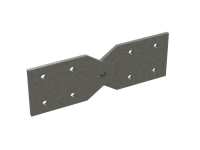 Соединитель для лотка шарнирный вертикал. H=150мм стеклопластик  GPV01500