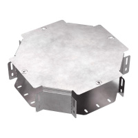 Ответвитель для лотка Х-образ. 200х100 с крышкой Стандарт  PR16.0464