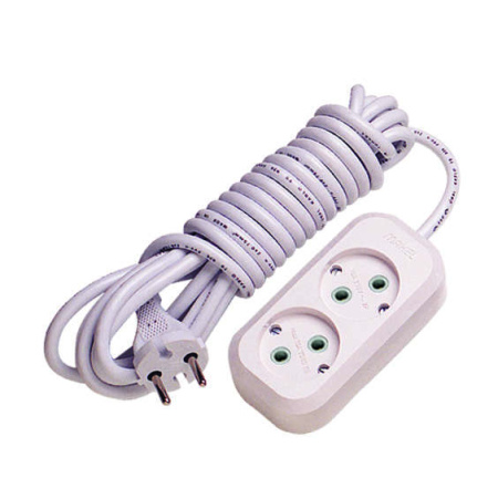 Удлинитель 2х15м без заземл. 10А IP20  MGP109