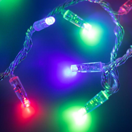 Гирлянда светодиодная ARD-STRING-CLASSIC-10000-CLEAR-100LED-LIVE RGB230В 7Вт IP65  025793