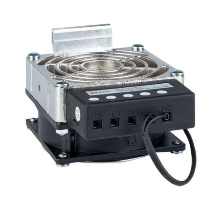 Обогреватель на DIN-рейку с вентилятором 200Вт 230В IP20 Quardo PROxima  heater-vent-q-200-20